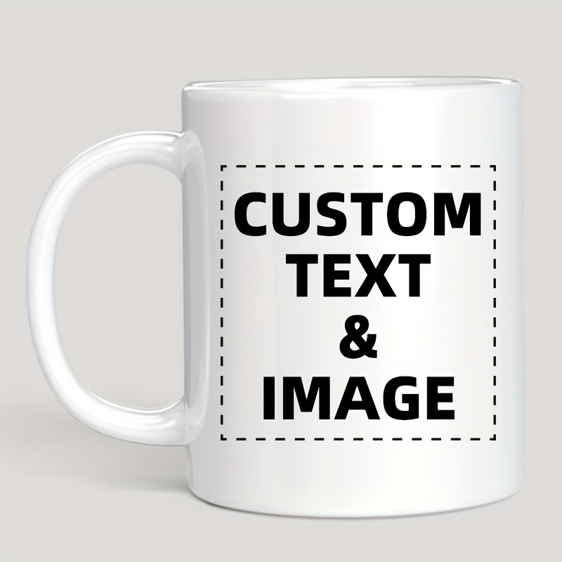 Sublimation Mug White - Taza Personalizada con Foto y Texto/Logotipo