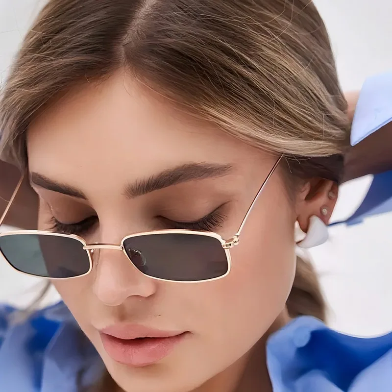 Nuevas gafas de sol cuadradas  - Metal Photo Panel reseña y precio