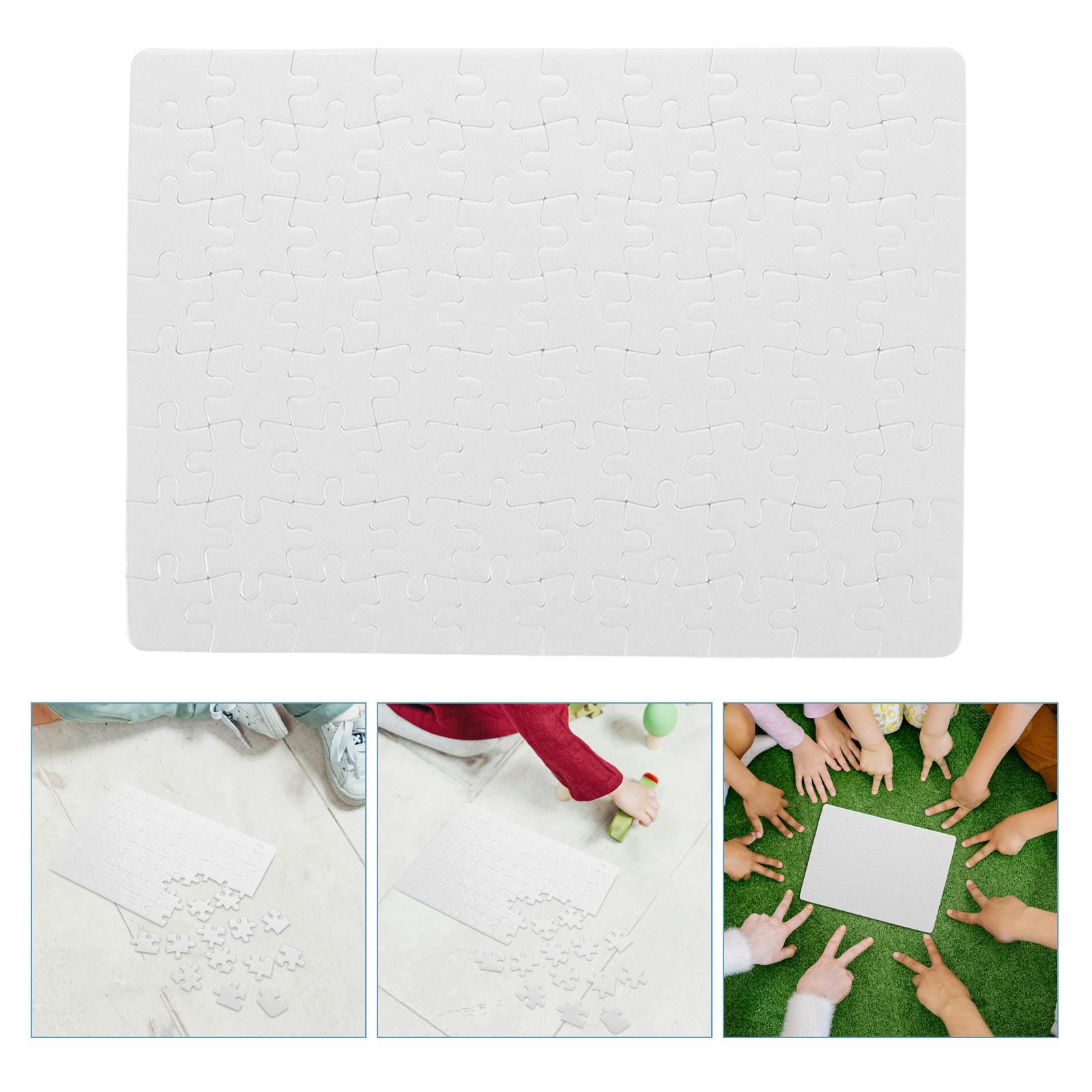 Hojas de rompecabezas en blanc - Puzzle Blank White reseña y precio