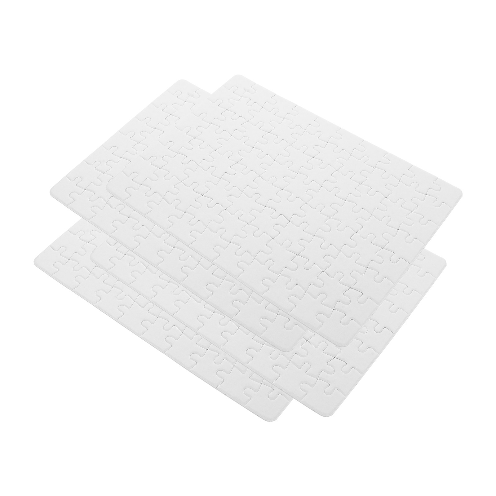 4 hojas de tablero de rompecab - Puzzle Blank White reseña y precio