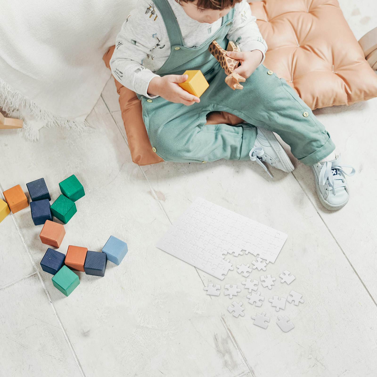 4 láminas de tablero blanco pa - Puzzle Blank White reseña y precio