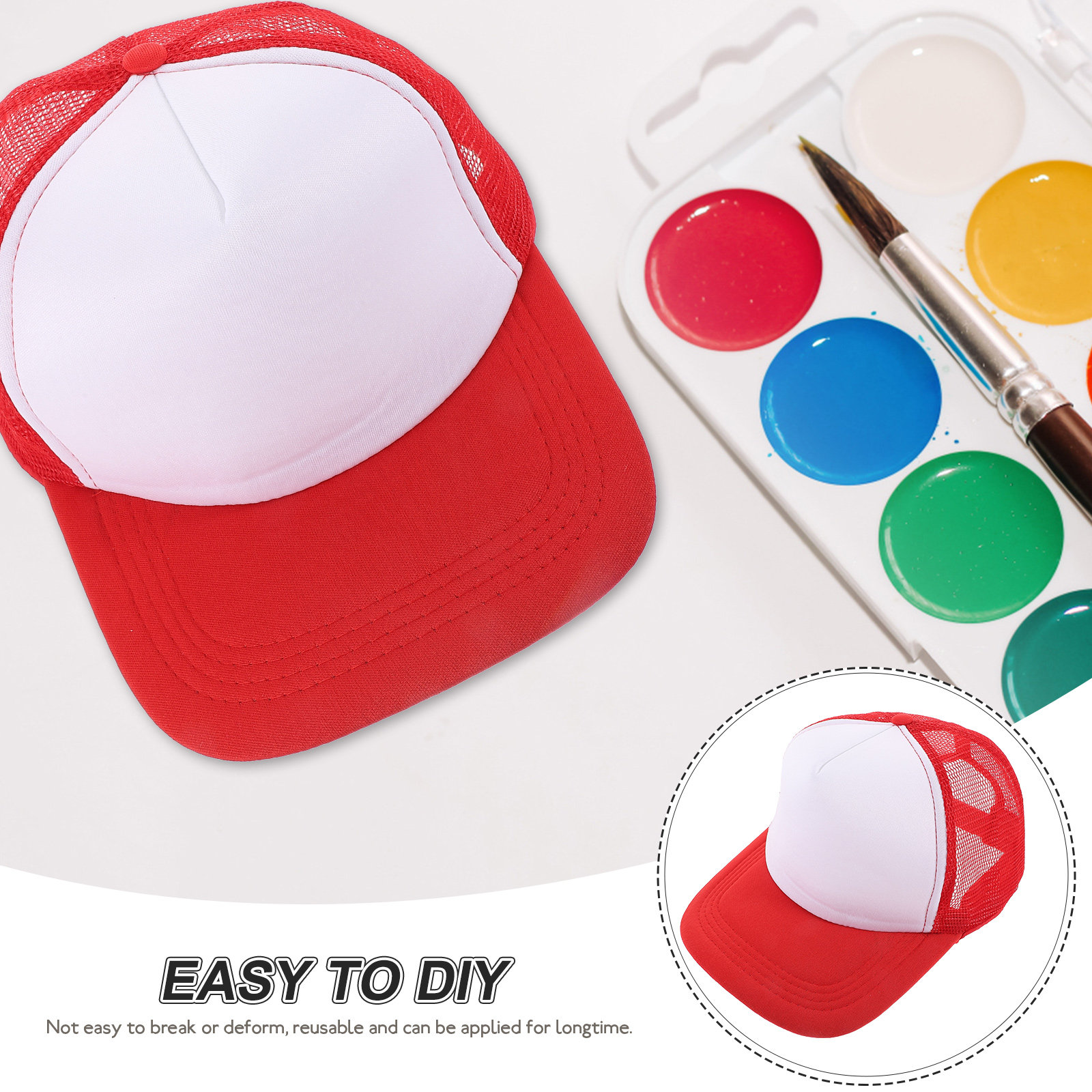 10 gorras de béisbol de malla, - Hat Sublimation Blank reseña y precio