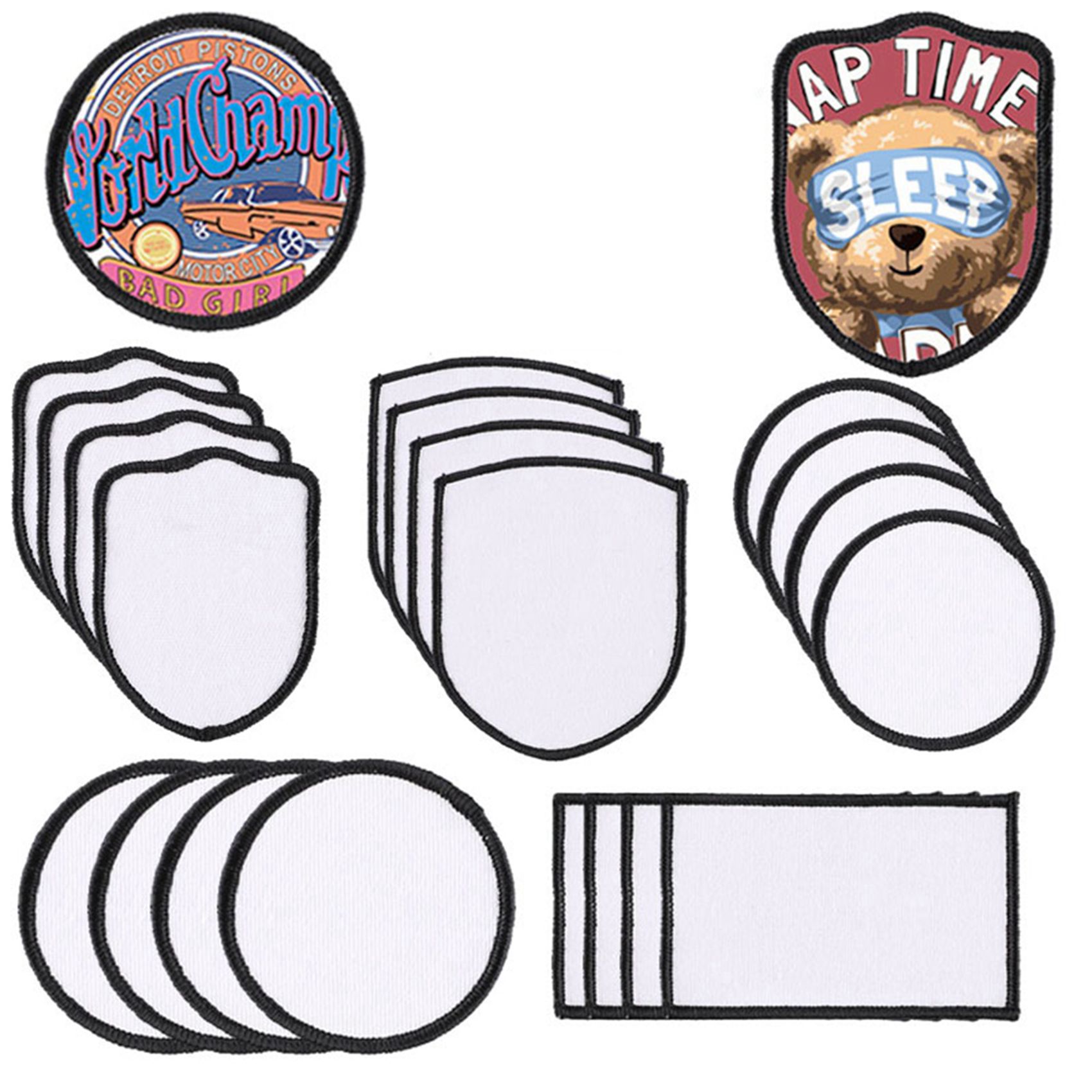 BAAJ-180 piezas de parches de  - Hat Sublimation Blank reseña y precio
